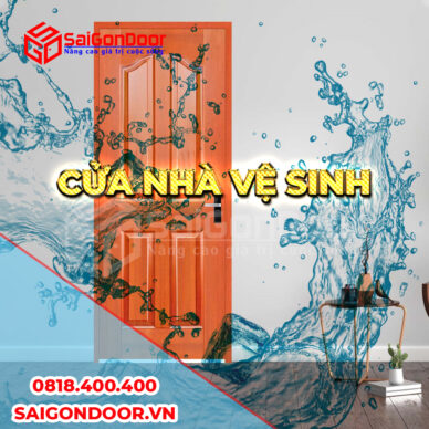 Cửa gỗ nhà vệ sinh SaiGonDoor